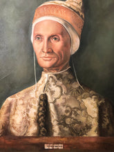 Load image into Gallery viewer, Portrait of the Doge Leonardo Loredano Oil on Canvas Signed on the Bottom
