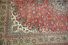 Load image into Gallery viewer, Very fine Persian Tabriz Silk &amp; Wool - 9.9&#39;  6.7&#39;
