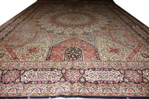 Very fine Persian Tabriz Silk & Wool - 10'  13'
