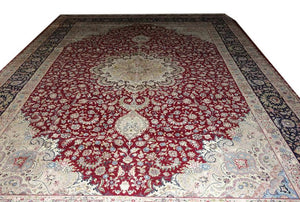 Very fine Persian Tabriz Silk & Wool - 16.7'  11.7'