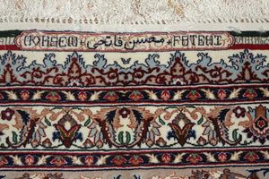Very fine Persian Isfahan Silk & Wool - 10'  13'