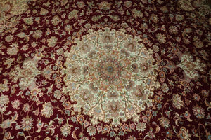 Very fine Persian Tabriz Silk & Wool - 13.3'  9.7'