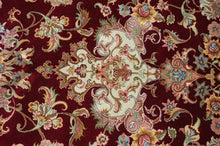 Load image into Gallery viewer, Very fine Persian Tabriz Silk &amp; Wool - 13.3&#39;  9.7&#39;
