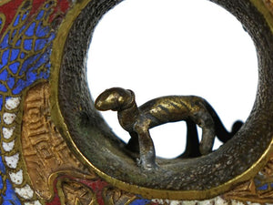 Chinese cloisonn - bronze