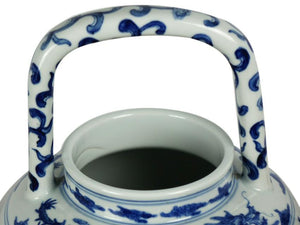 Large Chinese Porcelain Teapot with Marking on the Bottom
