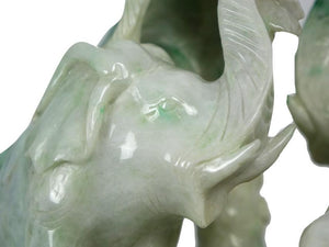 Vary Rare Chinese Jade Elaphants