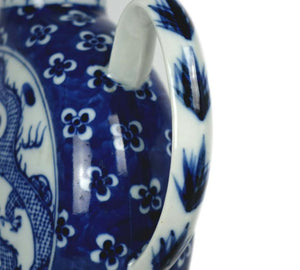 Large Chinese Porcelain Teapot with marking on the bottom