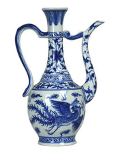 Load image into Gallery viewer, Chinese Porcelain Ewer with marking on the bottom
