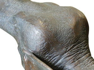 Amazing Large Western Bronze Statue of an Elaphant