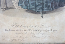 Load image into Gallery viewer, Petit Courrier des Dames, Hand-Colored Engraving

