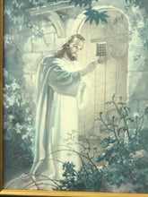 Load image into Gallery viewer, Jesus Knocking at the Door, Antique Print
