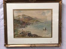 Load image into Gallery viewer, Landscape, Antique Original Watercolor, Signed
