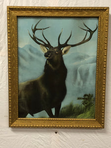 The Elk, Original Oil Painting