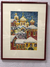 Load image into Gallery viewer, Winter in Moscow, 1993, Original Watercolor, Signed
