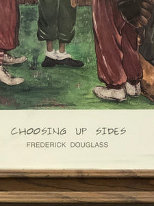 Choosing Up Sides, Print of original Painting by Frederick Douglass