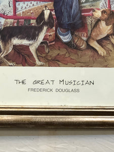The Great Musician, Print of Original Painting by Artist Frederick Douglass