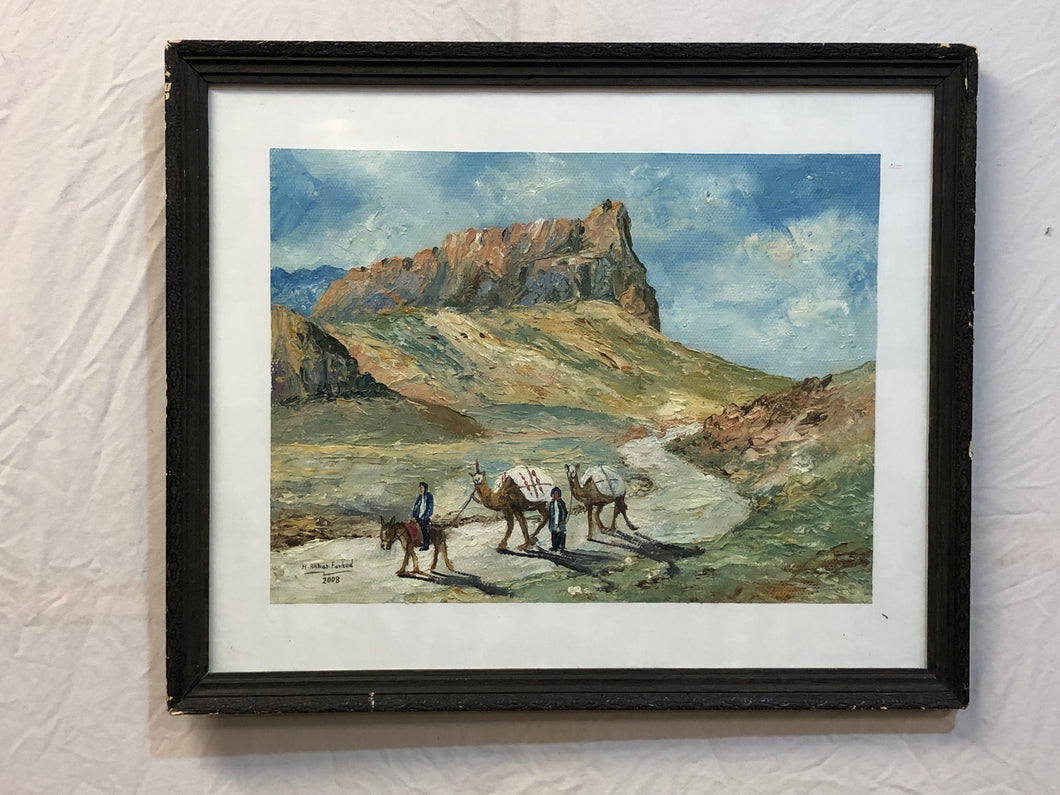 Landscape, Original Oil Painting on Canvas, Signed