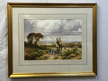 Load image into Gallery viewer, Fox Hunt, Original Watercolor, Signed
