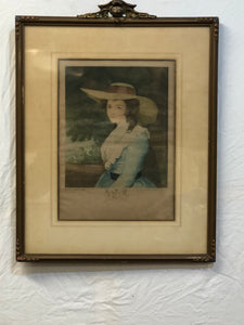 Antique Portrait, Print of an Original by Sir Joshua Reynolds