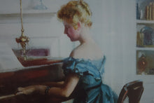 Load image into Gallery viewer, Woman at the Piano, Print of original Oil on Canvas
