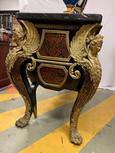 Load image into Gallery viewer, Louis XV, French Bronze Wood Marble Drawer Table
