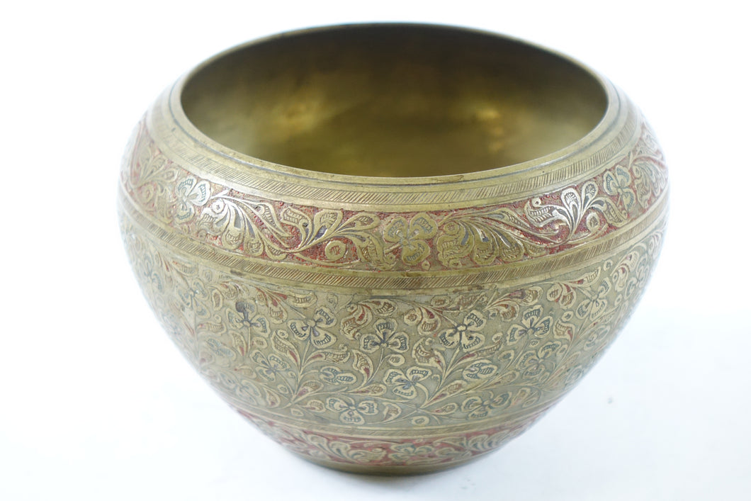 Vintage Brass Vase - Made in India