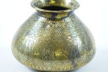Load image into Gallery viewer, Antique Indo-Persian Brass Vase
