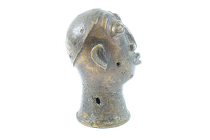 Antique African Bronze Bust