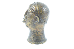 Antique African Bronze Bust