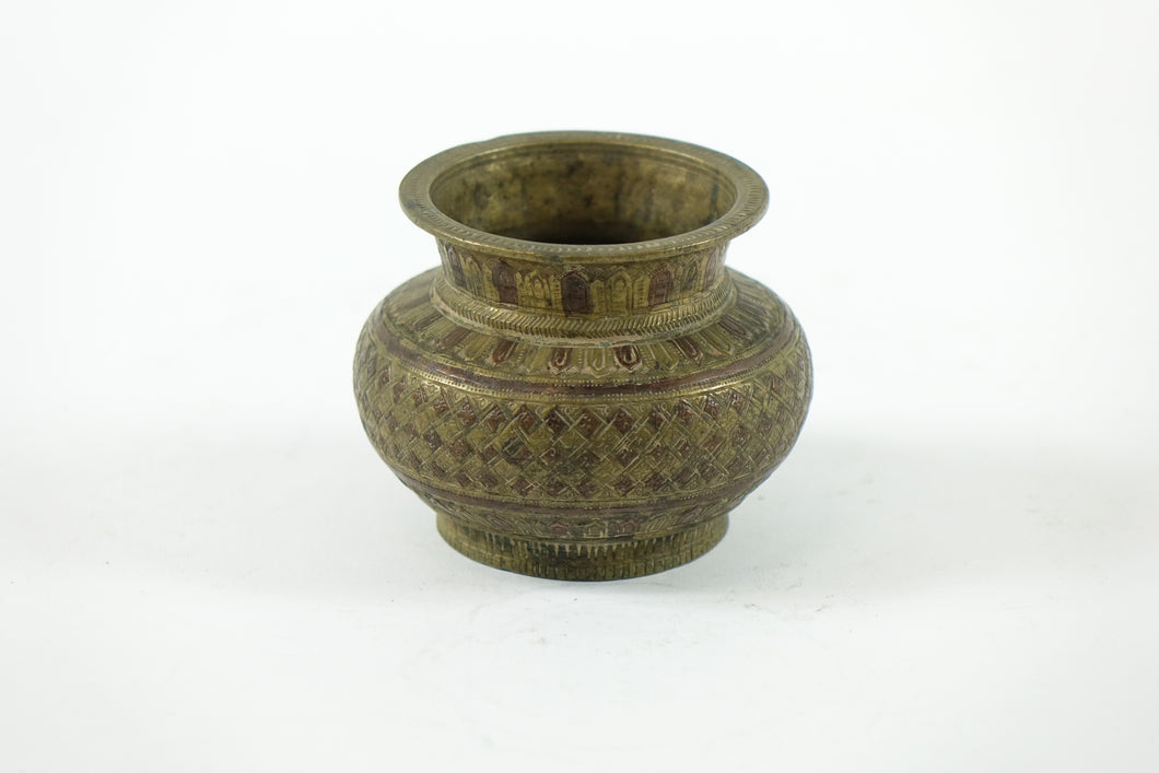 Antique Brass Jar