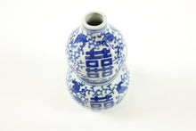Load image into Gallery viewer, Vintage Chinese Blue and White Porcelain Vase
