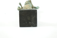 Load image into Gallery viewer, Antique Bronze Figurine of a standing Elephant with four hands

