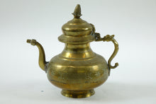 Load image into Gallery viewer, Antique Middle Eastern Brass Tea/Coffee Pot
