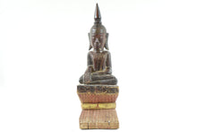 Load image into Gallery viewer, Antique Far East Wooden Carved Figure of Buddha
