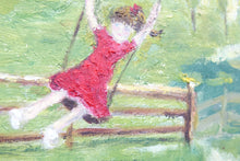 Load image into Gallery viewer, Kid Swinging Acrylic on Board
