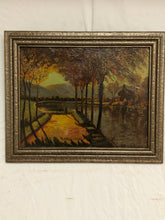 Load image into Gallery viewer, Vintage Oil on Board Signed on the Bottom

