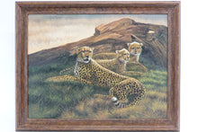 Load image into Gallery viewer, Cheetahs Large Oil Painting on Canvas
