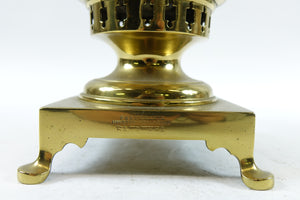 Antique Russian Brass Samovar with Markings