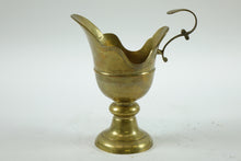 Load image into Gallery viewer, Brass Hand Carved Indian Creamer
