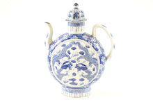 Load image into Gallery viewer, Chinese Blue and White Porcelain Teapot with Marking on the Bottom
