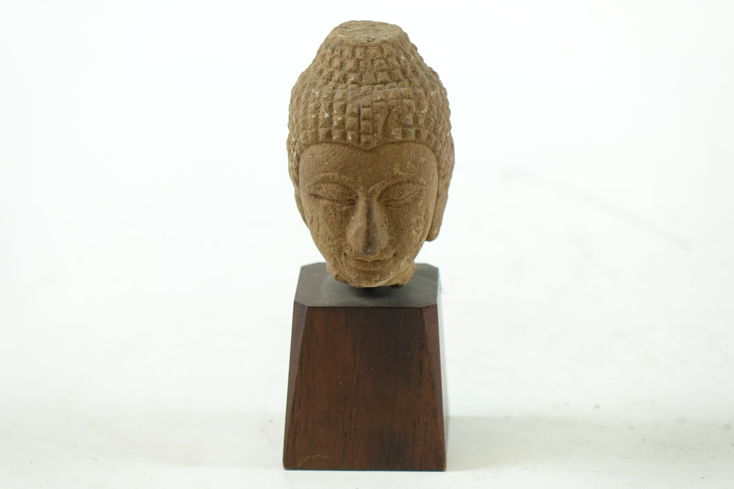 Small Clay head of Buddha