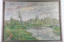 Load image into Gallery viewer, The Farm Oil on Canvas 1937 Signed on the Bottom
