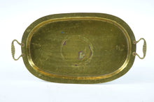 Load image into Gallery viewer, Antique Brass Russian Tray
