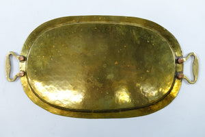 Antique Brass Russian Tray