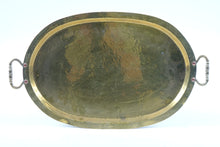 Load image into Gallery viewer, Antique Brass Russian Tray
