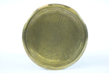 Load image into Gallery viewer, Antique Middle Eastern Brass Tray with Calligraphy
