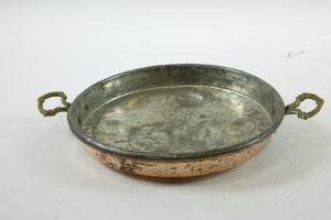 Brass Pan with Brass Handles
