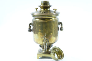 Antique Russian Brass Samovar