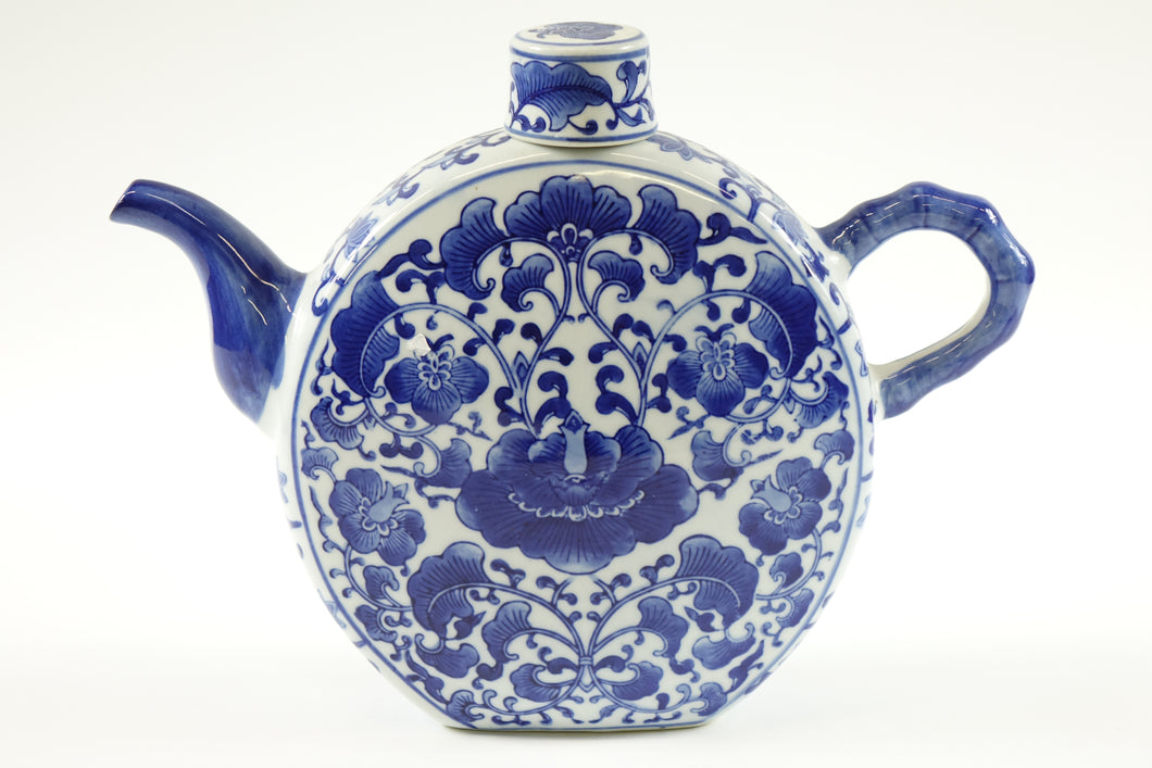 Blue and White Chinese Porcelain Teapot