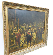 Load image into Gallery viewer, The Night Watch by Rembrandt Print of Original Oil Painting on Canvas

